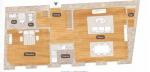 Plan T2 de 71,06 m²