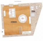 Plan T1 de 33,7 m²