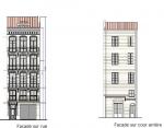 46, cours Victor Hugo - coupe façades